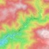 Mapa topográfico 海, altitud, relieve
