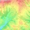 Mapa topográfico Piera, altitud, relieve