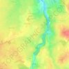 Mapa topográfico Les Grippeaux, altitud, relieve