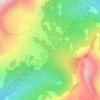 Mapa topográfico Silent Pass, altitud, relieve