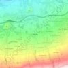 Mapa topográfico Las Candías, altitud, relieve