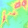 Mapa topográfico Cerro Cabuya, altitud, relieve