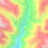 Mapa topográfico Patacancha, altitud, relieve