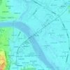 Mapa topográfico 牛島字西潟敷, altitud, relieve