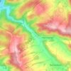 Mapa topográfico Obere Horbachsmühle, altitud, relieve