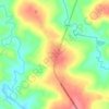 Mapa topográfico Pirapey Km. 45, altitud, relieve