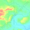 Mapa topográfico El Mirasol, altitud, relieve