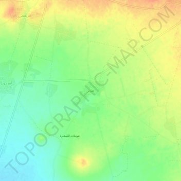 Mapa topográfico Hober, altitud, relieve
