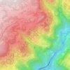 Mapa topográfico Siffian, altitud, relieve
