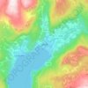 Mapa topográfico Sauda, altitud, relieve