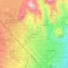 Mapa topográfico Valle Colino, altitud, relieve