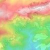 Mapa topográfico Vesseganya, altitud, relieve