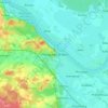 Mapa topográfico Hitzacker (Elbe), altitud, relieve