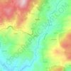 Mapa topográfico Freixeiro, altitud, relieve