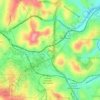 Mapa topográfico Glalijá, altitud, relieve