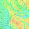 Mapa topográfico 柏市, altitud, relieve
