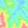Mapa topográfico Cumboto, altitud, relieve
