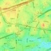 Mapa topográfico 下北沢, altitud, relieve