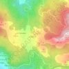 Mapa topográfico A Igrexa, altitud, relieve