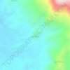 Mapa topográfico Bulu Japukang, altitud, relieve