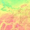 Mapa topográfico Grand Ledge, altitud, relieve