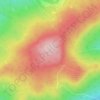 Mapa topográfico Kalte Herberge, altitud, relieve