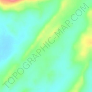 Mapa topográfico Los Aceiticos, altitud, relieve