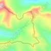 Mapa topográfico Brower's Spring, altitud, relieve