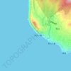 Mapa topográfico 横塚, altitud, relieve