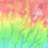 Mapa topográfico Gudangkahuripan, altitud, relieve