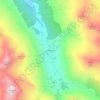 Mapa topográfico Sertig Dörfli, altitud, relieve