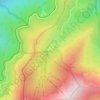 Mapa topográfico Valdesquí, altitud, relieve