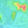 Mapa topográfico Halde Hoppenbruch, altitud, relieve
