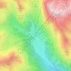 Mapa topográfico Kurzras, altitud, relieve