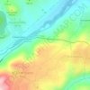 Mapa topográfico Las Casquetas, altitud, relieve