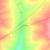 Mapa topográfico Mokwa, altitud, relieve