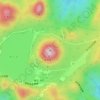 Mapa topográfico 榛名山, altitud, relieve