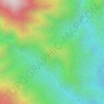 Mapa topográfico Buntu Borongbua, altitud, relieve