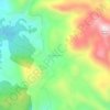 Mapa topográfico Gökçeovacık, altitud, relieve