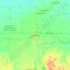 Mapa topográfico Cárdenas, altitud, relieve