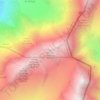 Mapa topográfico Dômes de Miage, altitud, relieve