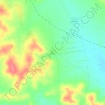Mapa topográfico Zamka, altitud, relieve