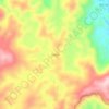 Mapa topográfico Vi Pờ Ê, altitud, relieve