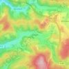 Mapa topográfico Wilden, altitud, relieve