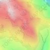 Mapa topográfico Punta de las Olas, altitud, relieve