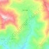 Mapa topográfico El Horno, altitud, relieve