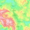 Mapa topográfico Chilpancingo de los Bravo, altitud, relieve
