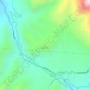 Mapa topográfico Médano del Infiernillo, altitud, relieve