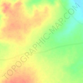 Mapa topográfico Ikpele, altitud, relieve