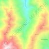 Mapa topográfico La Dehesa, altitud, relieve